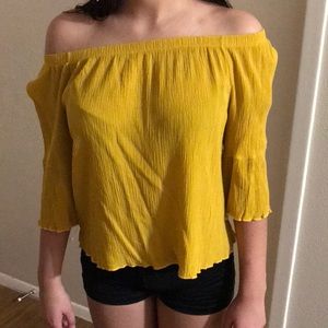 Off the shoulder shirt